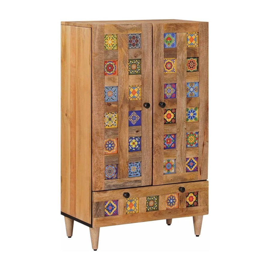 Highboard Natural Solid Mango Wood