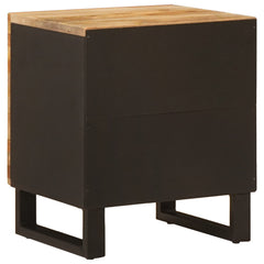 vidaXL Bedside Cabinet Brown 40 x 33 x 46 cm Solid Mango Wood 5
