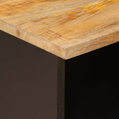 TV Cabinet with Storage Brown Solid Mango Wood, image 6