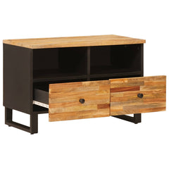 TV Cabinet with Storage Brown Solid Mango Wood, image 2