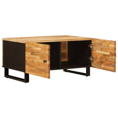 vidaXL Coffee Table Brown 80 x 50 x 40 cm Solid Mango Wood 2