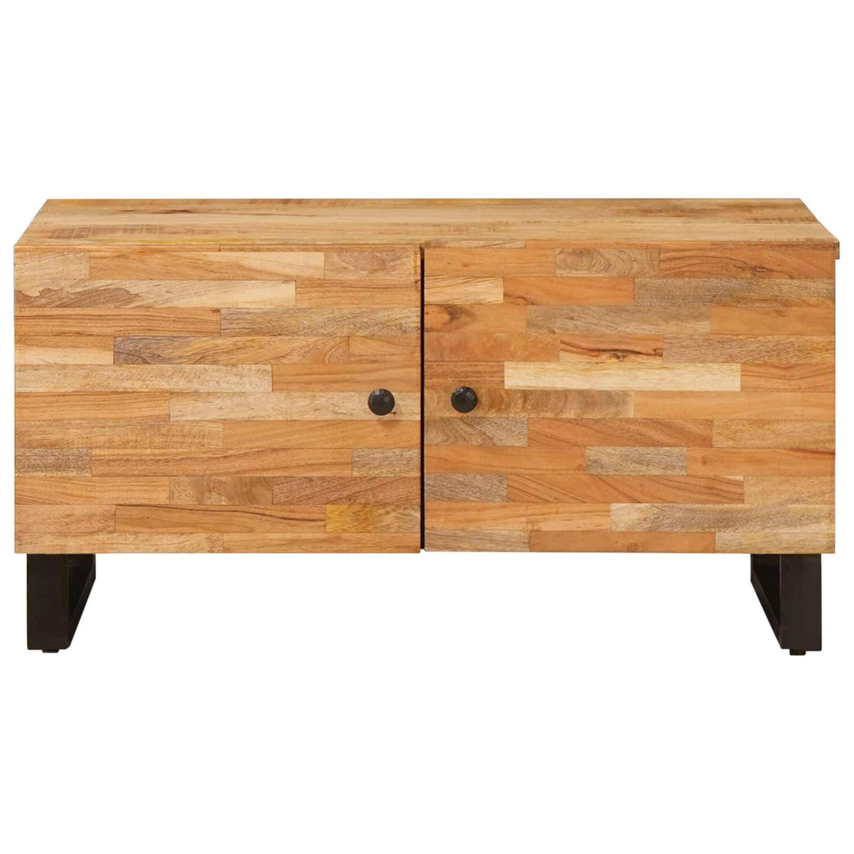 vidaXL Coffee Table Brown 80 x 50 x 40 cm Solid Mango Wood 3
