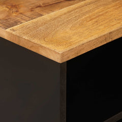 vidaXL TV Cabinet Brown 80 x 33 x 46 cm Solid Mango Wood 6