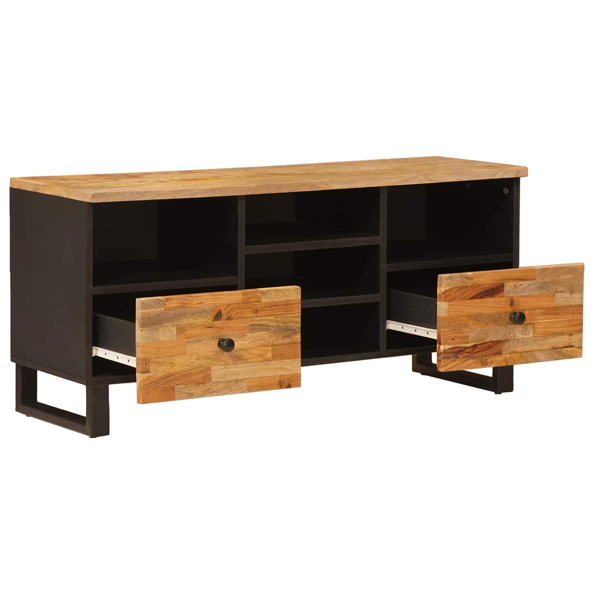 TV Cabinet Corona Brown Solid Mango Wood, image 2