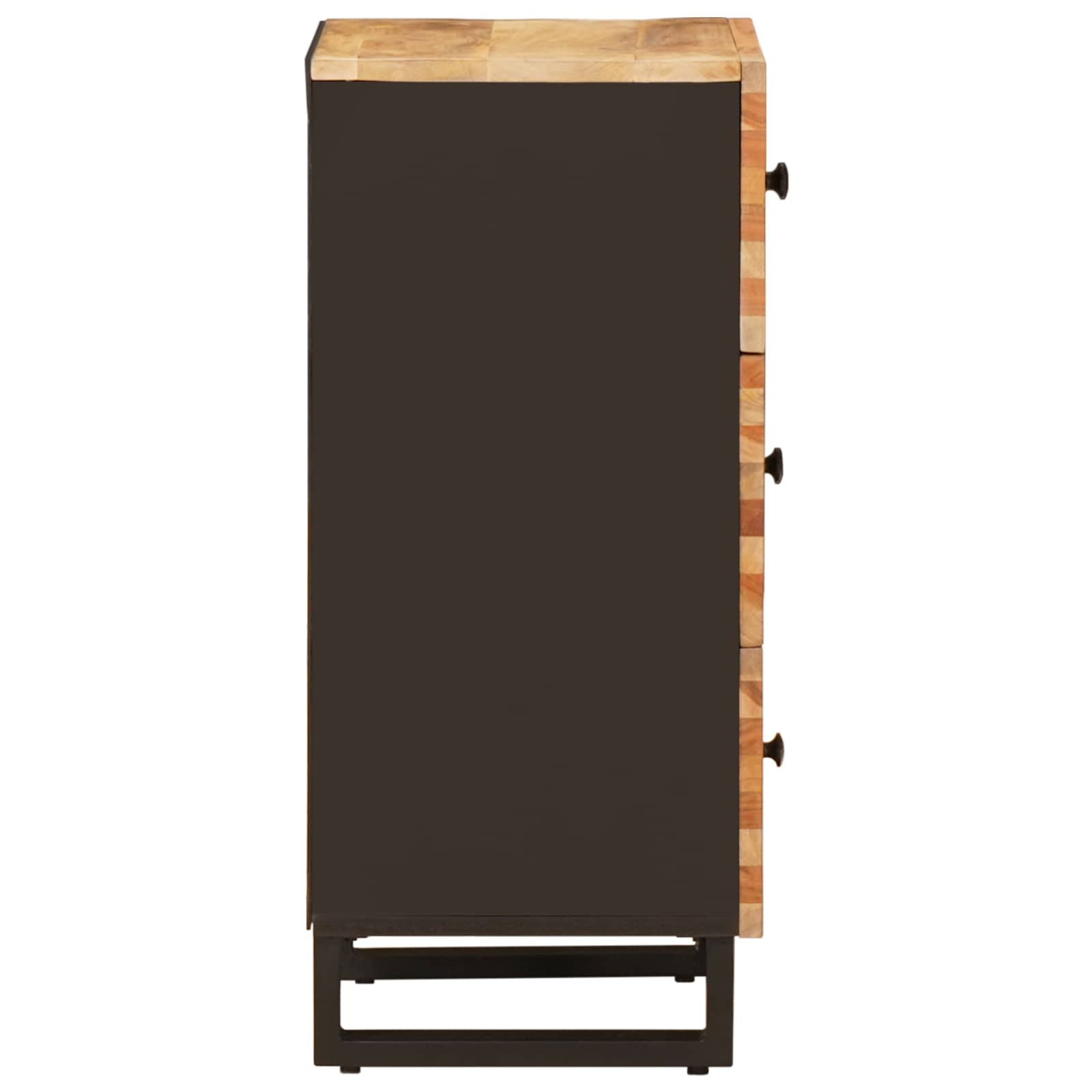 vidaXL Side Cabinet with Drawer Brown 40 x 33 x 75 cm Solid Mango Wood 4