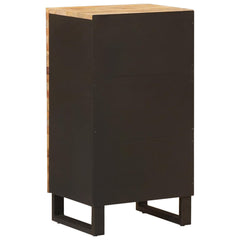 vidaXL Side Cabinet with Door Brown 40 x 33 x 75 cm Solid Mango Wood 5