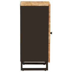vidaXL Side Cabinet with Door Brown 40 x 33 x 75 cm Solid Mango Wood 4