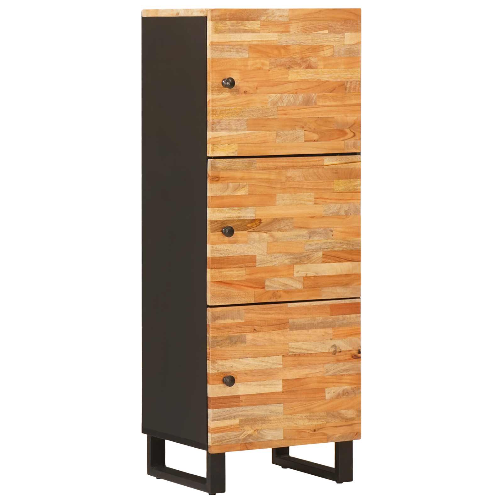 vidaXL Storage Highboard Brown 40 x 33 x 110 cm Solid Mango Wood 1