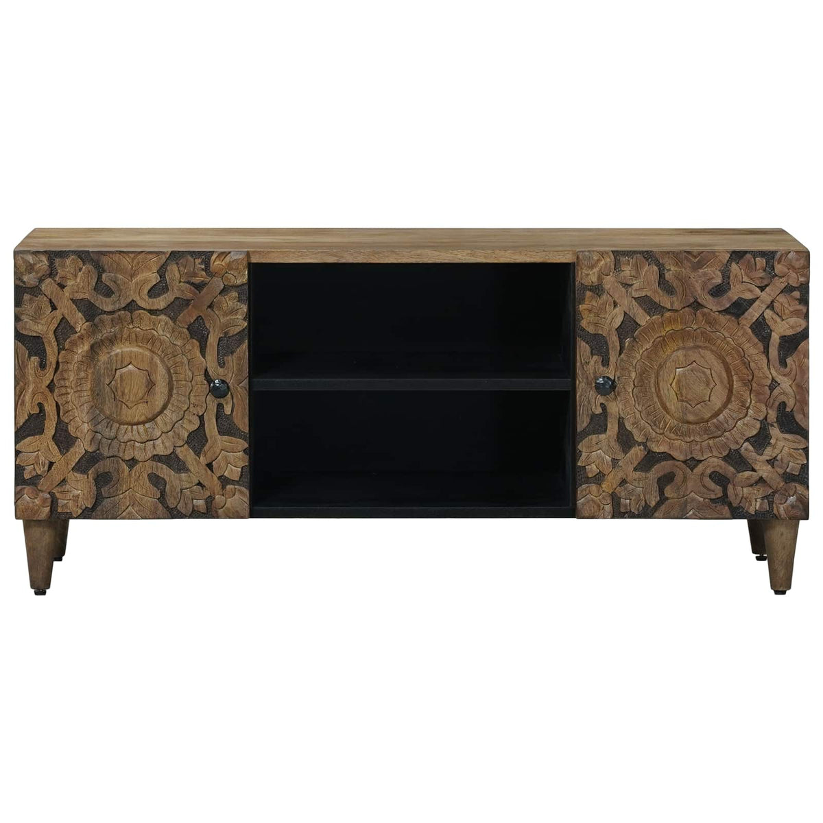 TV Cabinet Solid Mango Wood
