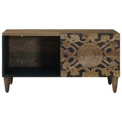 Coffee Table 80 x 50 x 40 cm Solid Mango Wood Brown