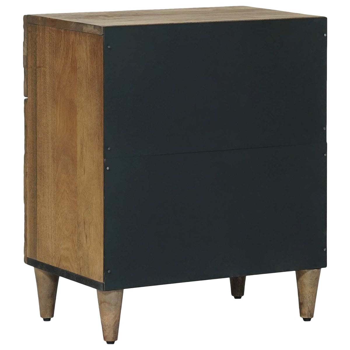 vidaXL Bed cabinet with Drawer Brown 50 x 33 x 60 cm Solid Mango Wood 5