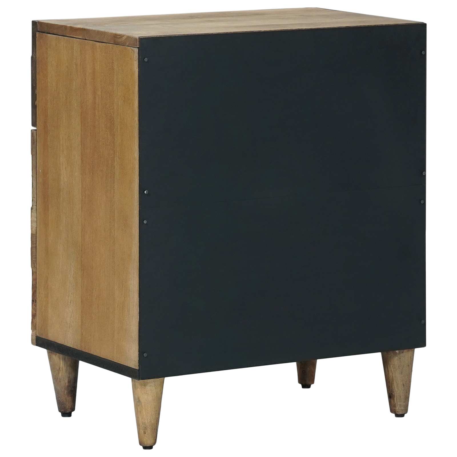 vidaXL Bed cabinet with Drawer Brown 50 x 33 x 60 cm Solid Mango Wood 5
