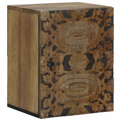 Bathroom Hanging Cabinet 38 x 33.5 x 48 cm Brown