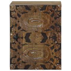 Bathroom Hanging Cabinet 38 x 33.5 x 48 cm Brown