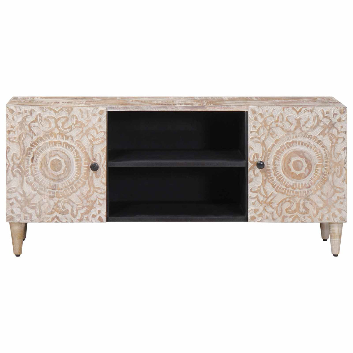 TV Cabinet Solid Mango Wood