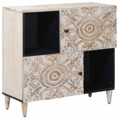 Sideboard Solid Mango Wood in White