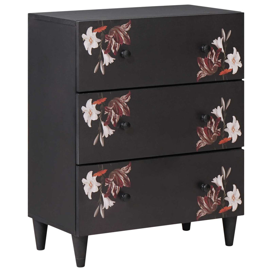 vidaXL Storage Cabinets Multicolour 60 x 33.5 x 75 cm Solid Mango Wood 1