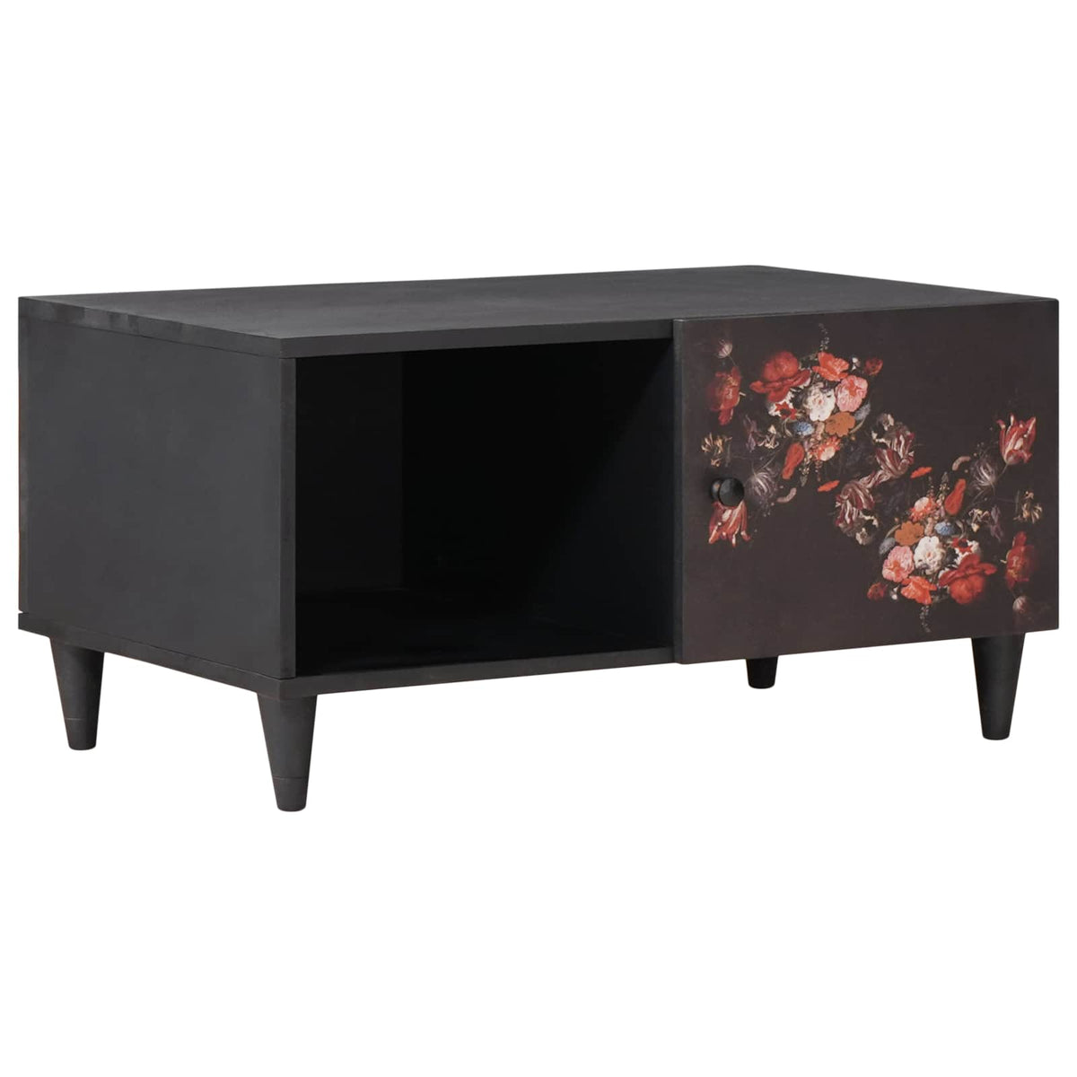 vidaXL Coffee Table Multicolour 80 x 50 x 40 cm Solid Mango Wood 1