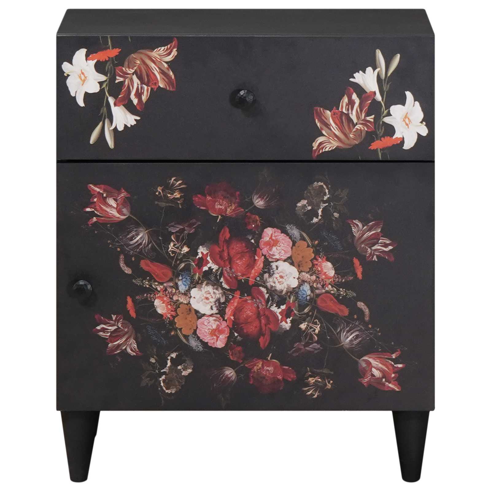vidaXL Bedside Table Multicolour 50 x 33 x 60 cm Solid Mango Wood 3