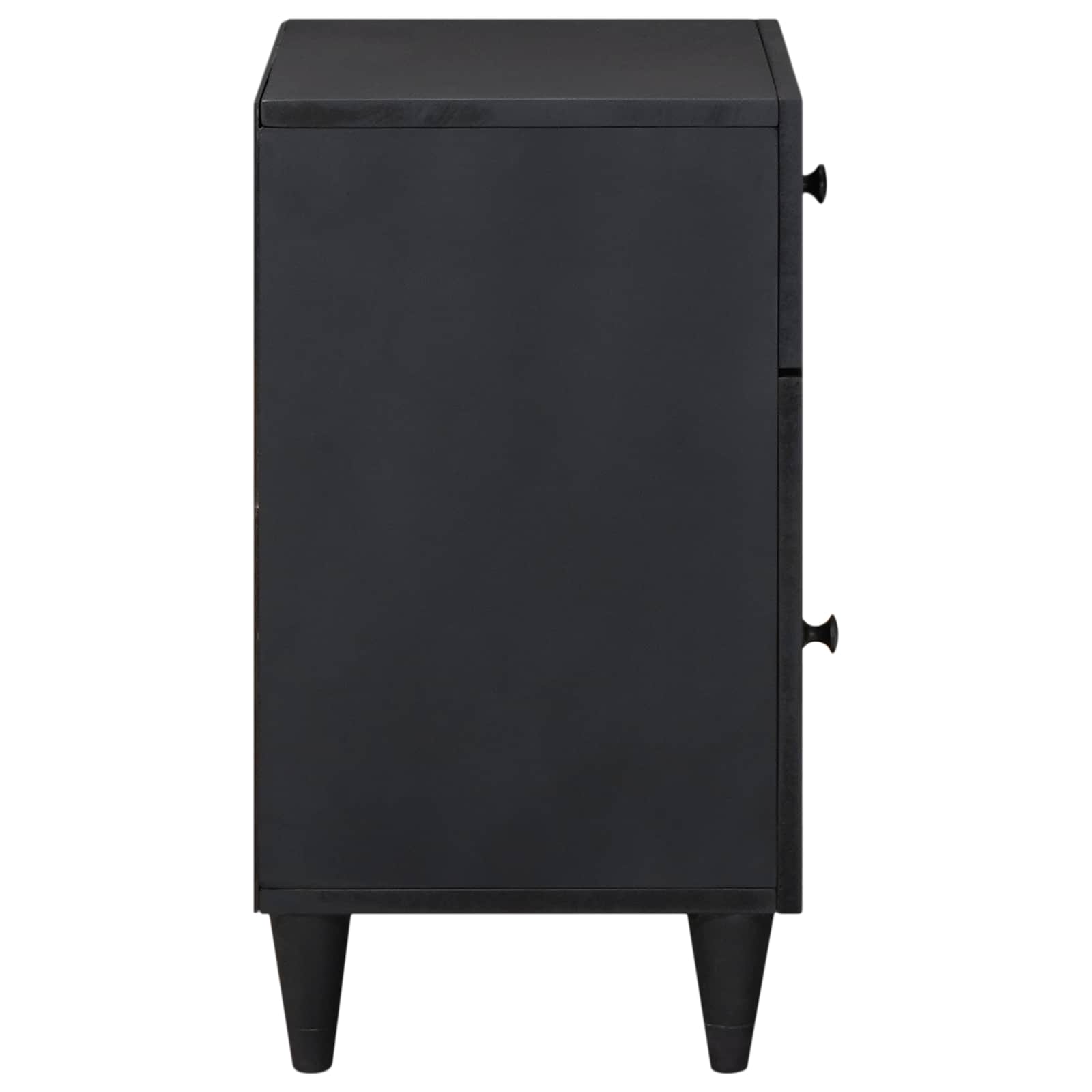 vidaXL Bedside Table Multicolour 50 x 33 x 60 cm Solid Mango Wood 4