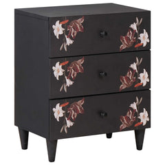 vidaXL Bedside Table Multicolour 50 x 33 x 60 cm Solid Mango Wood 1
