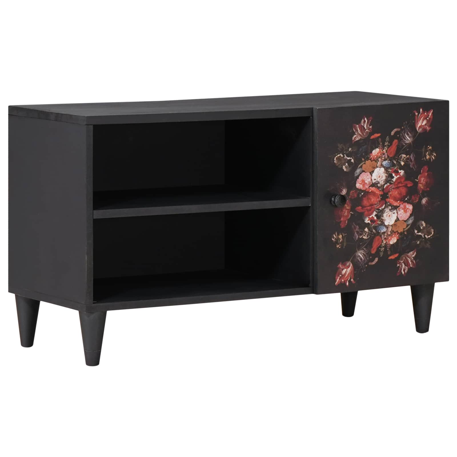 vidaXL Storage Cabinets Multicolour 80 x 31.5 x 46 cm Solid Mango Wood 1