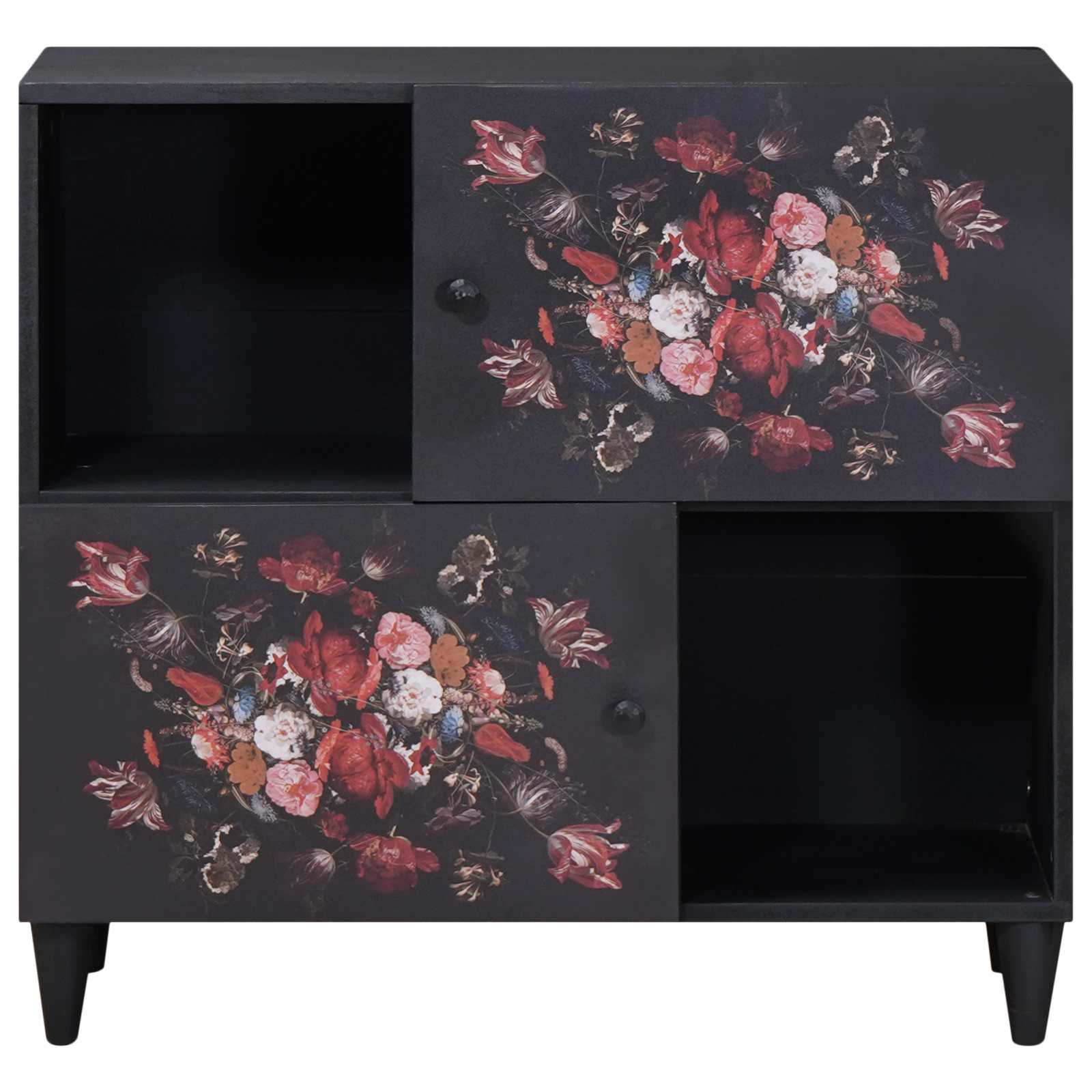 vidaXL Storage Cabinets Multicolour 80 x 33.5 x 75 cm Solid Mango Wood 3