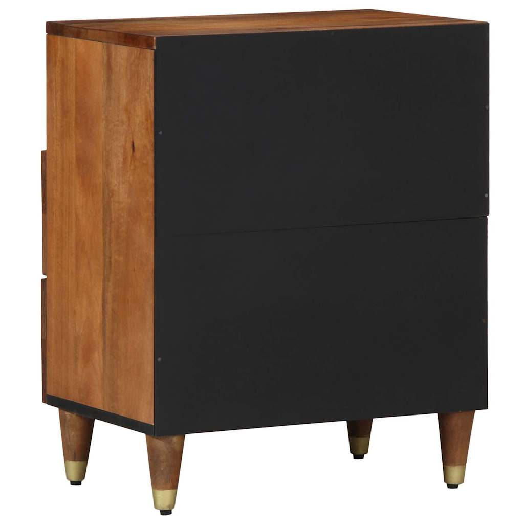 vidaXL Bedside Cabinet Honey Brown 50 x 33 x 62 cm Solid Mango Wood 5