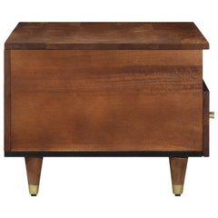 Coffee Table with Drawer 80 x 54 x 40 cm Solid Mango Wood Honey brown