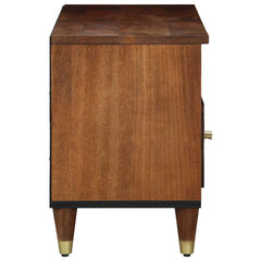 TV Cabinet Honey Brown Solid Mango Wood, image 4