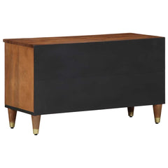 vidaXL TV Cabinet Honey Brown 80 x 33 x 46 cm Solid Mango Wood 5