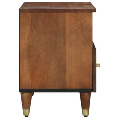 vidaXL TV Cabinet Honey Brown 80 x 33 x 46 cm Solid Mango Wood 4