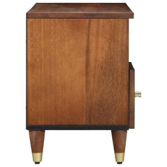 vidaXL TV Cabinet Honey Brown 100 x 33 x 46 cm Solid Mango Wood 4