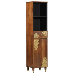 Bathroom Cabinet 38 x 33 x 160 cm Solid Mango Wood Honey brown
