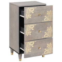 Sideboard and Gold Solid Mango Wood