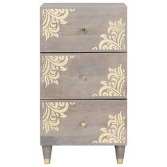 Sideboard and Gold Solid Mango Wood