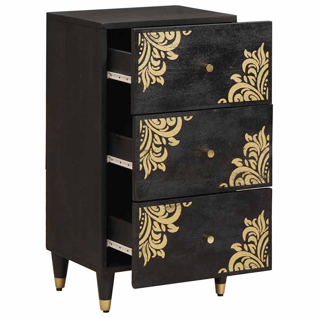 Sideboard and Gold Solid Mango Wood