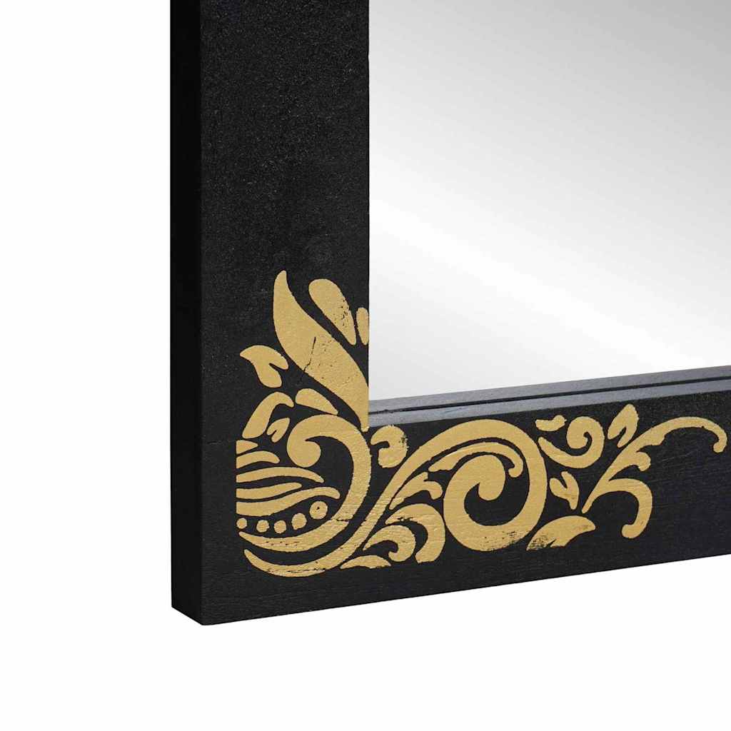 Bathroom Mirror 70 x 50 x 2.5 cm Black
