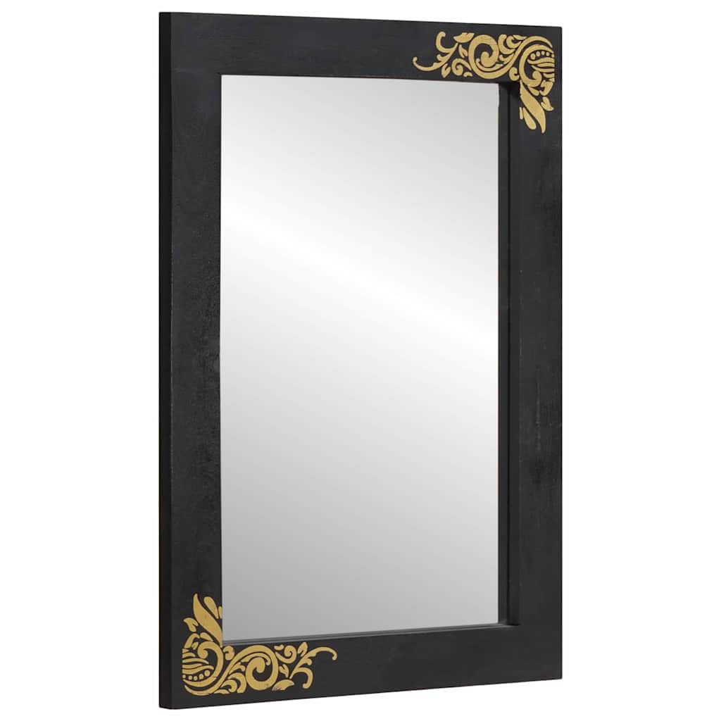 Bathroom Mirror 70 x 50 x 2.5 cm Black