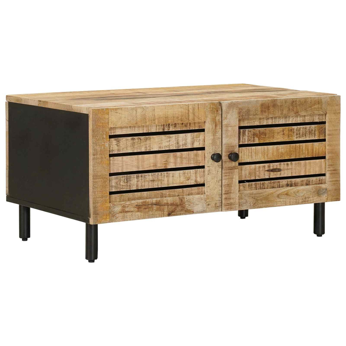 vidaXL Coffee Table Natural 80 x 50 x 40 cm Solid Mango Wood 2