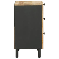vidaXL Bedside Table Natural 50 x 33 x 62 cm Solid Mango Wood 5