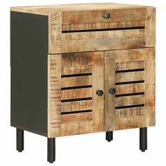 vidaXL Bedside Table Natural 50 x 33 x 60 cm Solid Mango Wood 2
