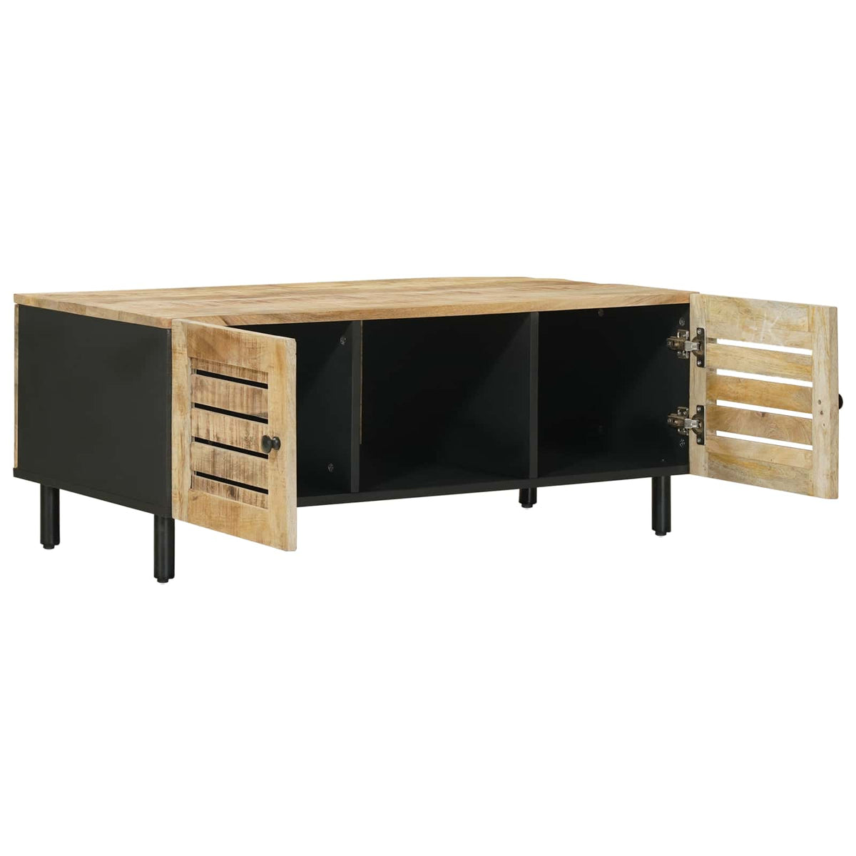 vidaXL Coffee Table Natural 100 x 54 x 40 cm Solid Mango Wood 3