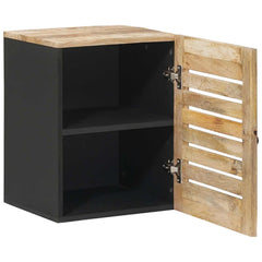 vidaXL Hanging Cabinet with Storage Brown and Black 38 x 33 x 48 cm 3