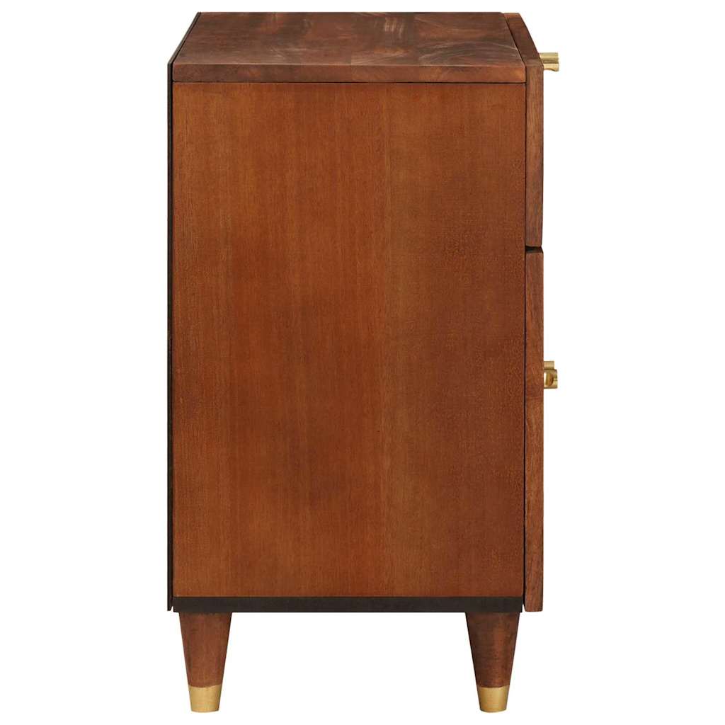 vidaXL Bedside Tables with Drawer 50 x 33 x 60 cm Solid Mango Wood 4