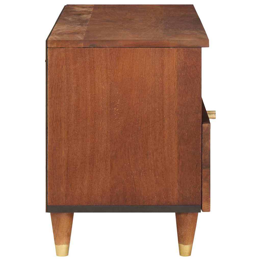 vidaXL TV Cabinet Brown 80 x 33.5 x 46 cm Solid Mango Wood 4