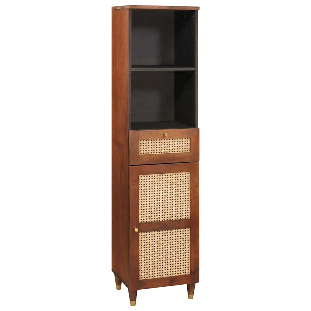 vidaXL Sideboard with Drawer Brown 38 x 33.5 x 160 cm Solid Mango Wood 2
