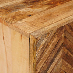vidaXL Bedside Table 2 pcs Brown 40 x 33.5 x 46 cm Solid Mango Wood 6