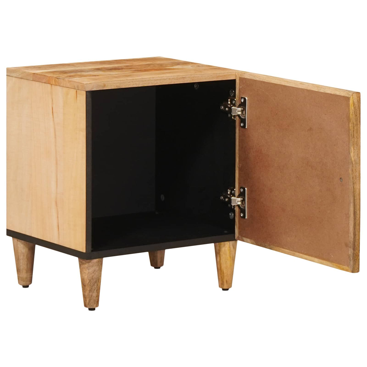 vidaXL Bedside Table 2 pcs Brown 40 x 33.5 x 46 cm Solid Mango Wood 2