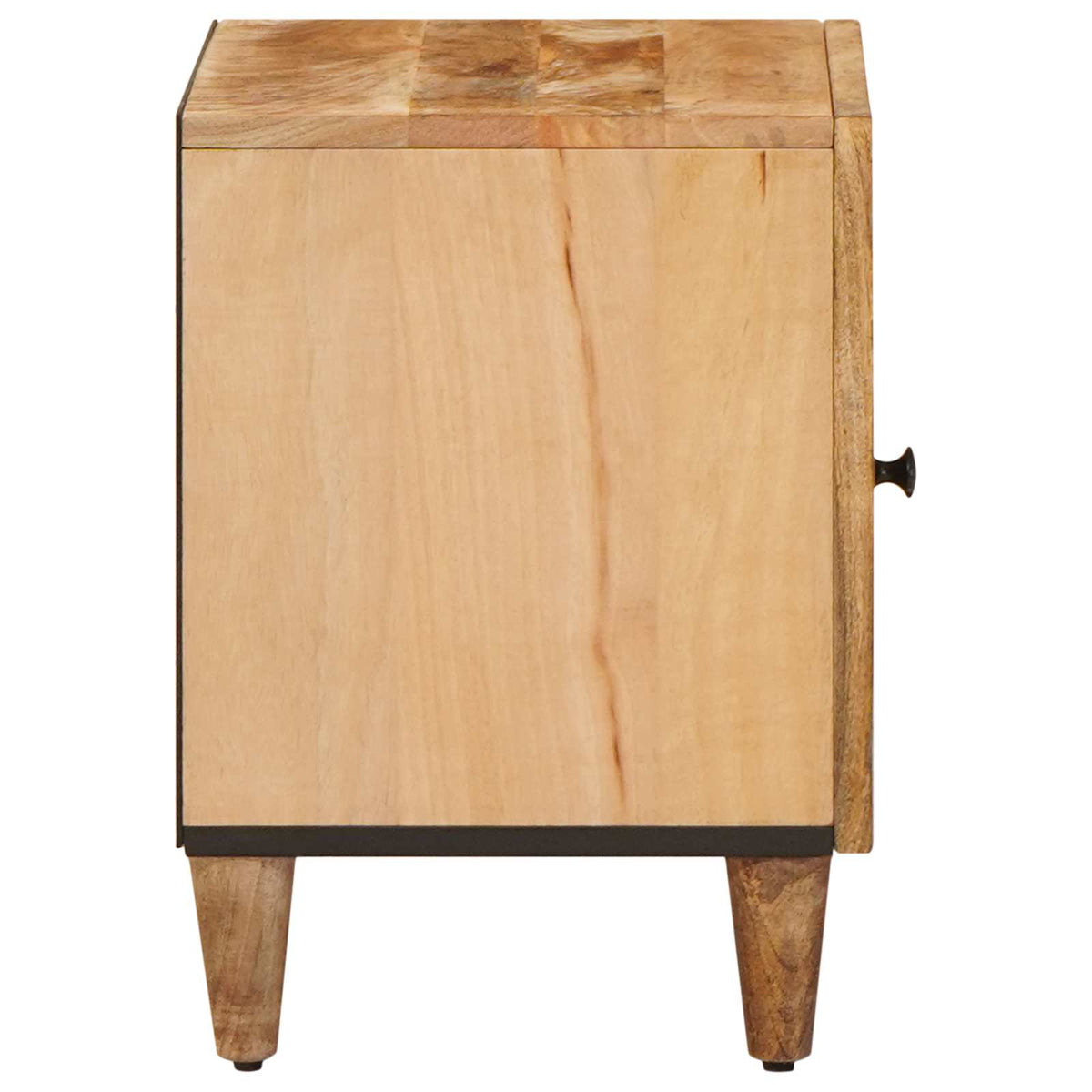 vidaXL Bedside Table 2 pcs Brown 40 x 33.5 x 46 cm Solid Mango Wood 4